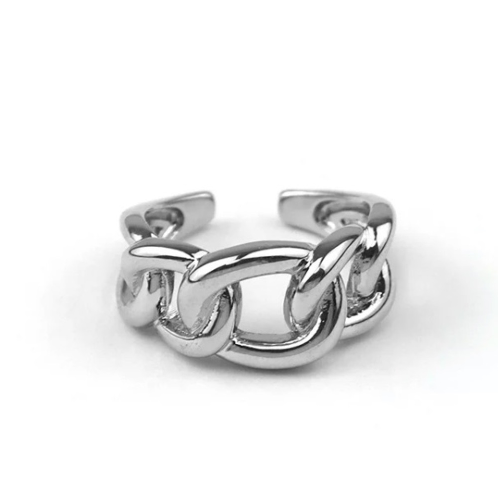 ⛓Insta ring sterling silver ring chain ring - Picture 1 of 3
